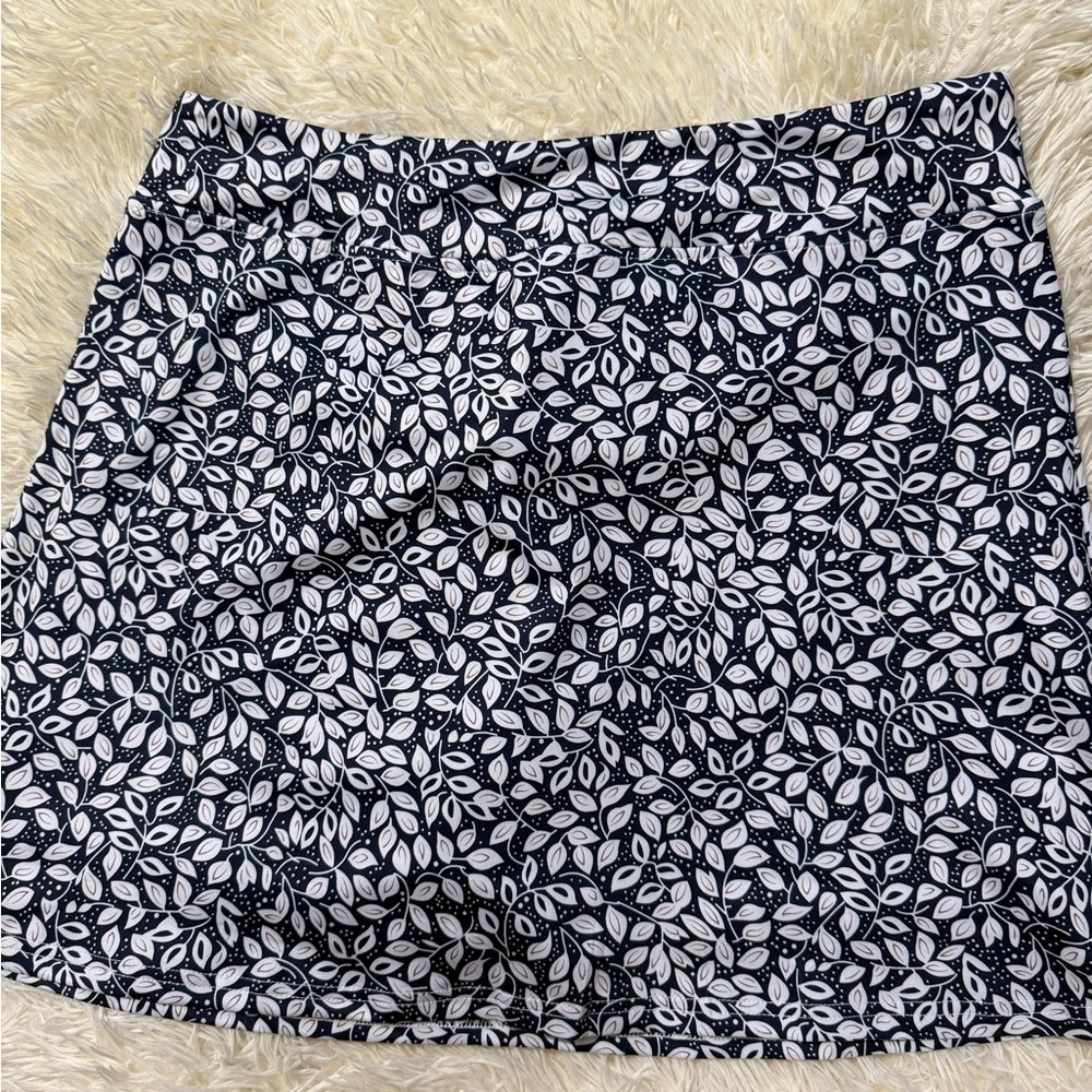 🆕 White and Blue A-Line Mini Skirt for Casual Wear - Picture 6 of 7